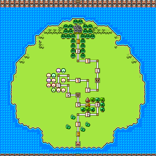 Carte prototype de Super Mario World