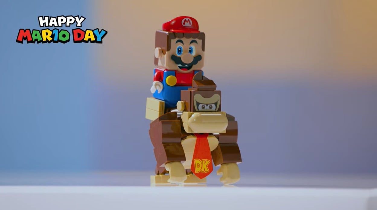 Donkey Kong arrive sur Lego Super Mario cet été
