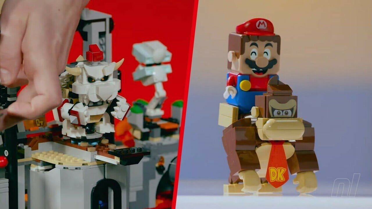 Donkey Kong et le château de Bowser rejoindront l'univers LEGO Mario cet été
