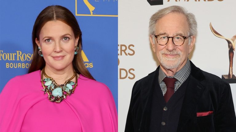 Drew Barrymore dit que la photo d'elle et de Steven Spielberg est son article préféré dans la cabine d'essayage : "Je vis pour le rendre fier"
