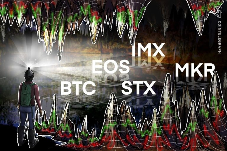 EOS, STX, IMX et MKR montrent des signes haussiers alors que Bitcoin cherche sa direction