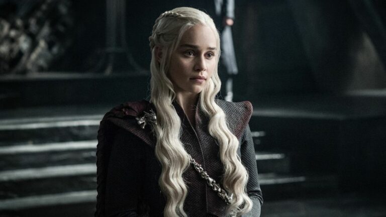 Emilia Clarke as Daenerys Targaryen in Game of Thrones