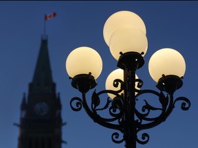 La colline du Parlement à Ottawa est photographiée le 24 février 2023.