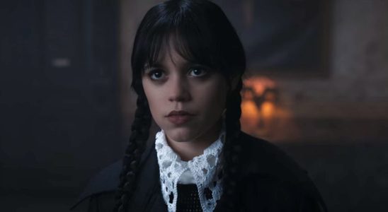 Jenna Ortega as Wednesday Addams in Wednesday