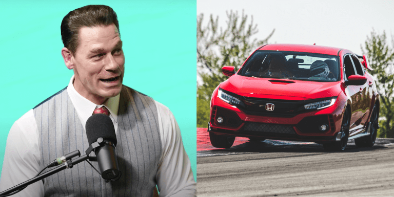 John Cena conduit quotidiennement une Honda Civic Type R