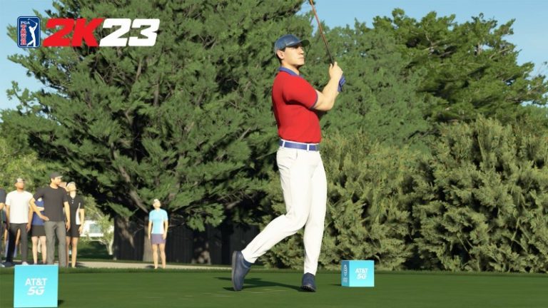 John Cena se déplace sur le green lors du PGA Tour 2K23 la semaine prochaine
