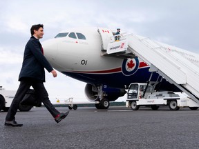 L'avion de Justin Trudeau