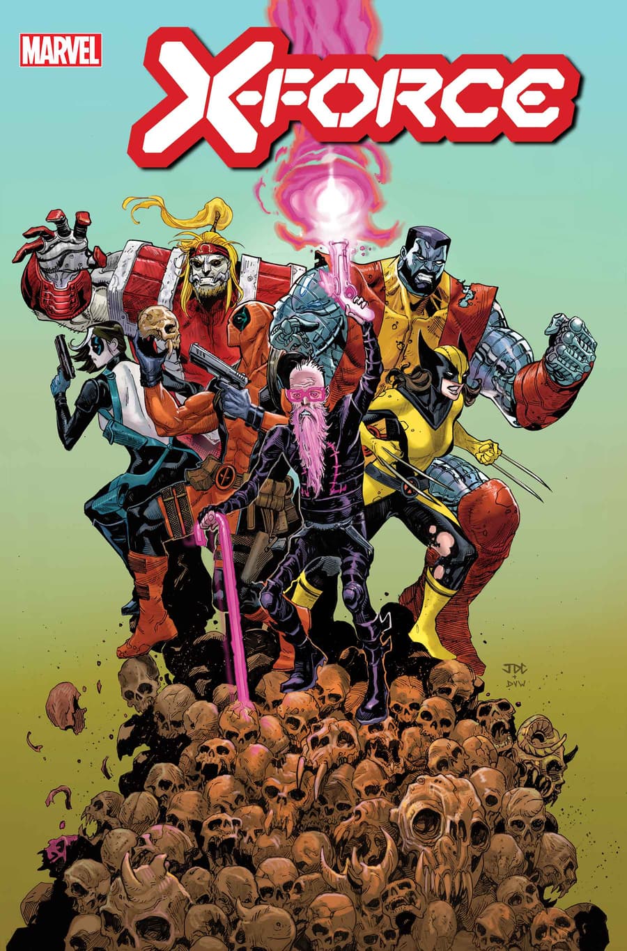 La couverture de X-Force # 41 représentant Old Man Omega