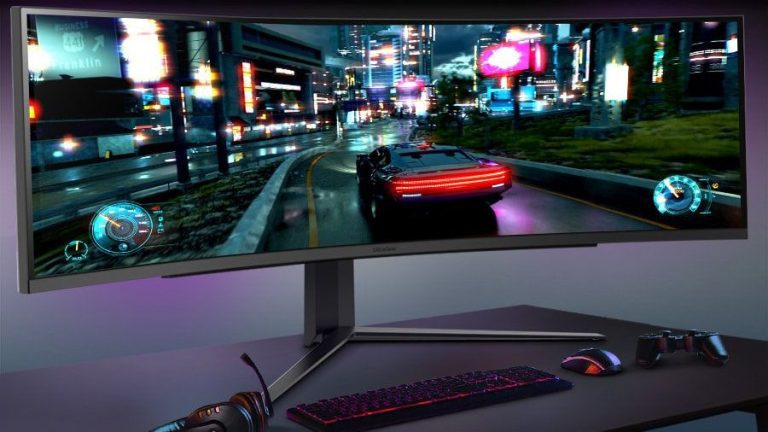 LG va super rapide et super large avec un moniteur TV HDR phare de 49 pouces