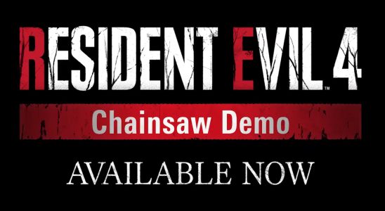 Resident Evil 4 Chainsaw Demo out available now PS4 PS5 Xbox Series X S PC Steam