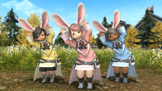 FFXIV Loporrits bunny ear emotes