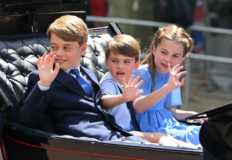 charlotte et louis "rôles de sacre"  aux côtés de George