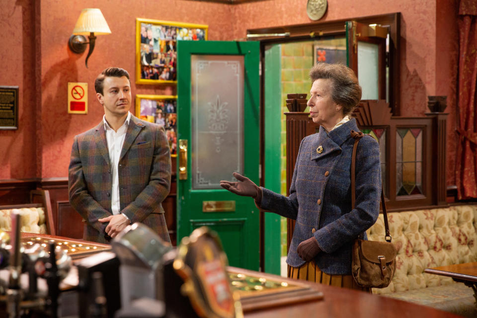 Anne dans le retour des Rovers (ITV/PA)