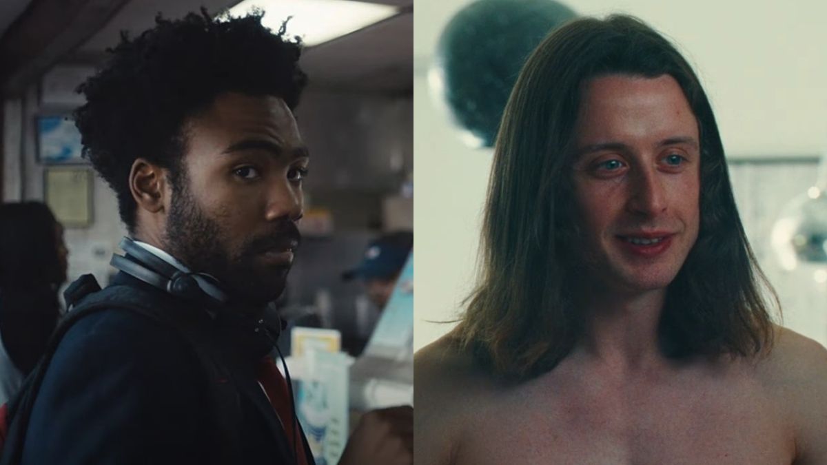 From right to left: Donald Glover in Atlanta and Rory Culkin in Swarm