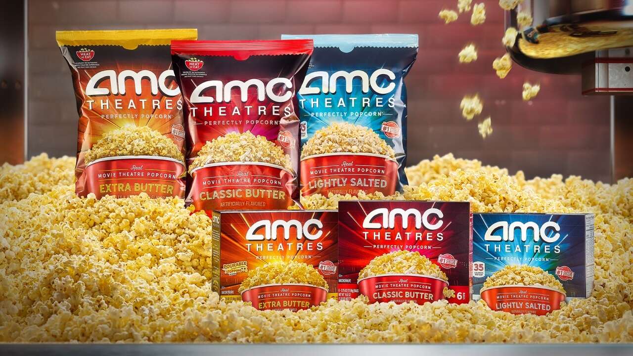 Le PDG d'AMC est très enthousiasmé par le nouveau pop-corn
