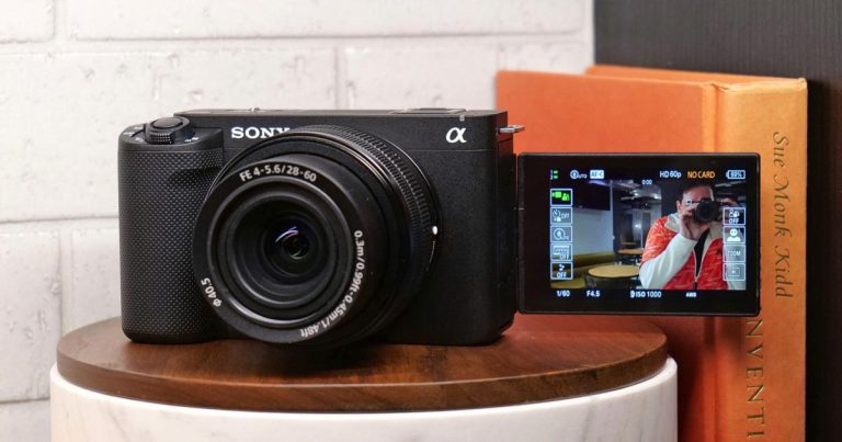 Le ZV-E1 plein format de 12 mégapixels de Sony est une bête de vlogging en basse lumière