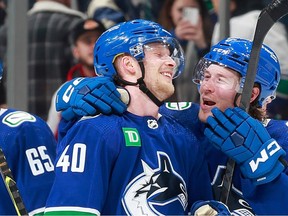 Le centre des Canucks Elias Pettersson a eu beaucoup à célébrer cette saison dans la LNH.