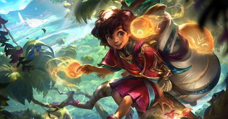 Le nouveau champion de League of Legends, Milio, est un enfant courageux avec des gouttes de feu
