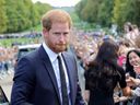 Le prince Harry est photographié devant le château de Windsor en septembre 2022.