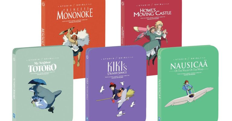 Les Steelbooks Blu-ray Studio Ghibli colorés coûtent quelques dollars sur Amazon
