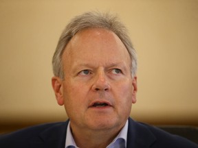 Stephen Poloz, ancien gouverneur de la Banque du Canada, à Saskatoon, Sask.