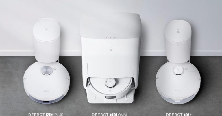 Les derniers robots de nettoyage Deebot d’Ecovac combinent aspiration et nettoyage