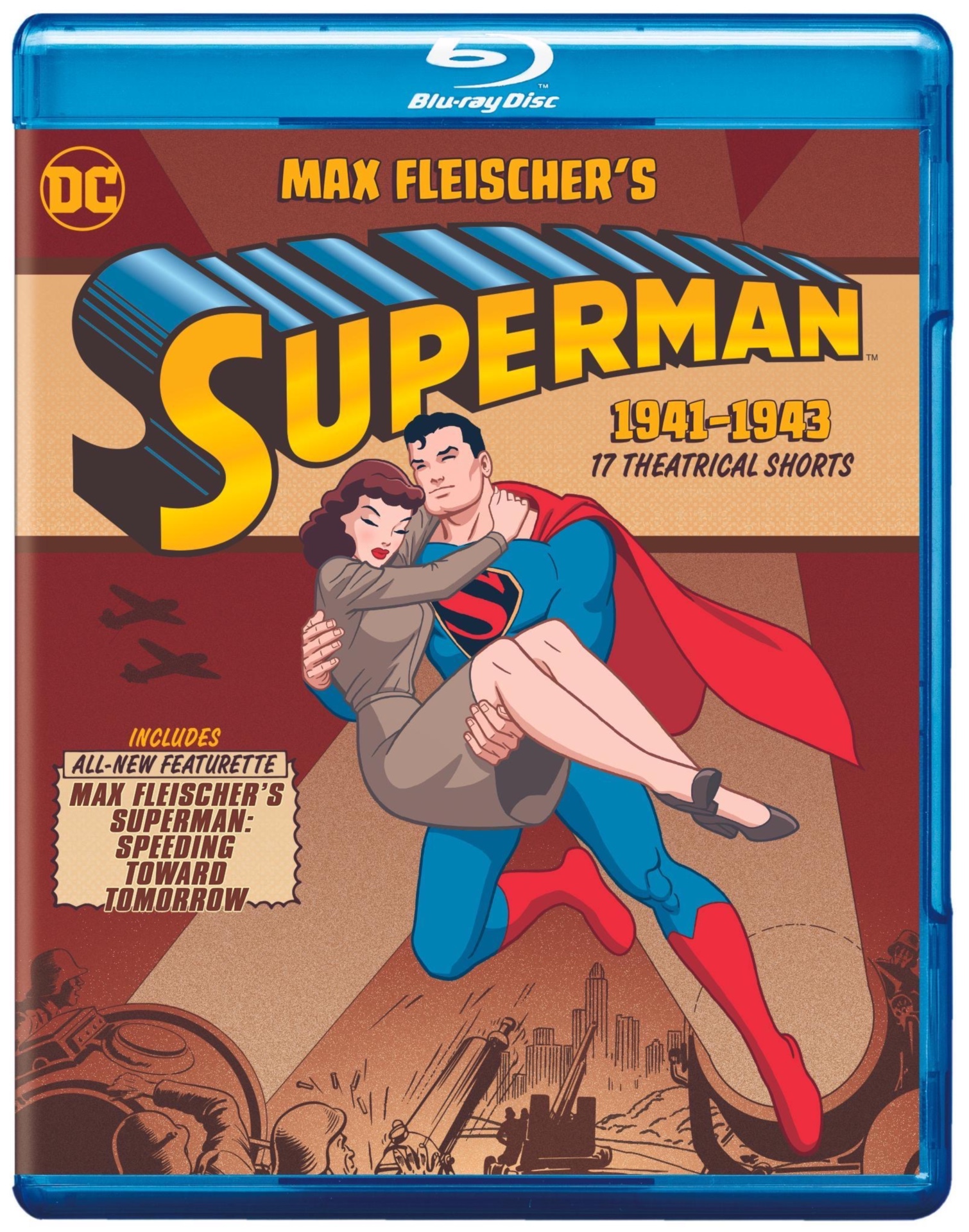 Couverture Blu-Ray Superman de Max Fleischer