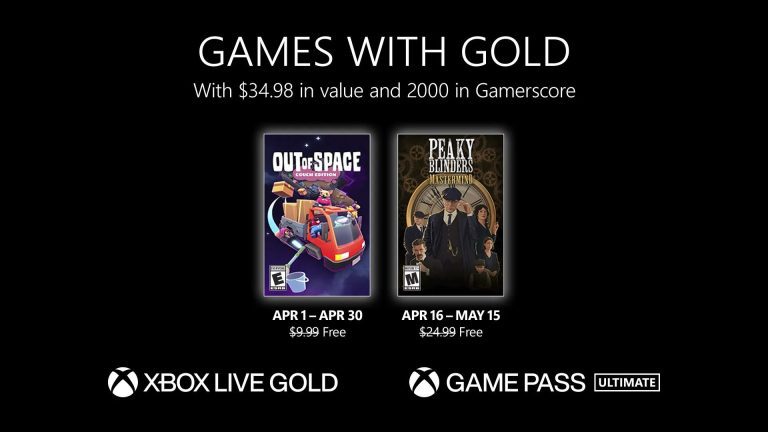 Les jeux gratuits Xbox Live Gold pour avril 2023 annoncés    
