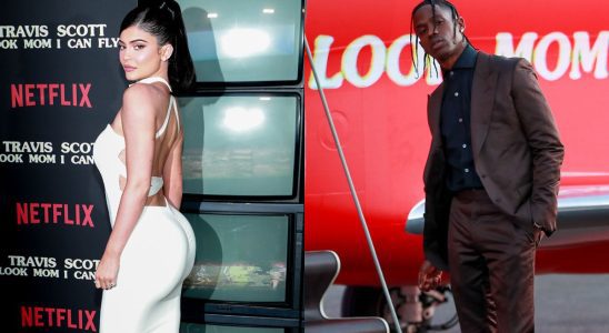 Kylie Jenner and Travis Scott at Netflix premiere before break-up.