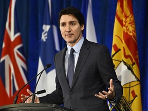 Le premier ministre Justin Trudeau prend la parole lors d'un événement à Ottawa, le 6 mars 2023.