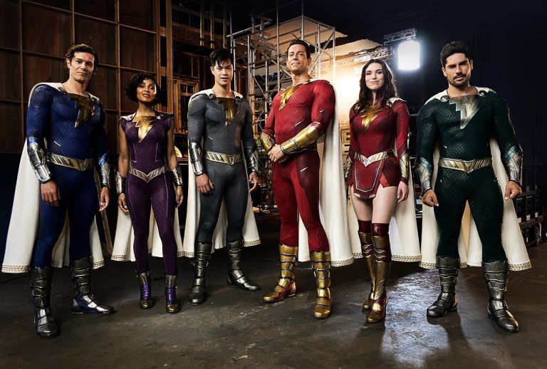 New Costumes of Shazam 2 Cast