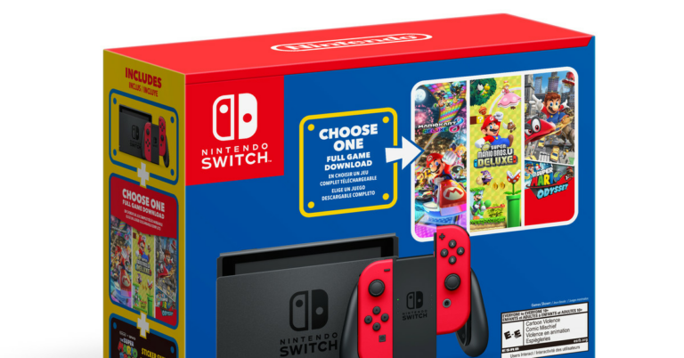 Mario Day 'Choose One' Switch Bundle est livré avec un jeu gratuit
