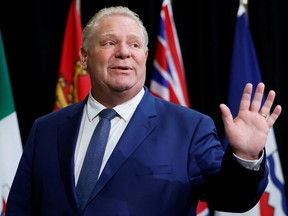 Doug Ford, premier ministre ontarien.