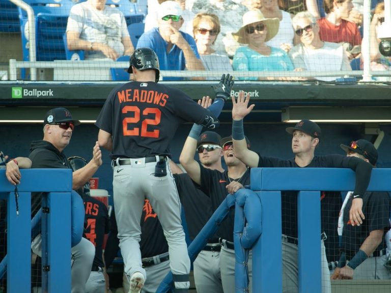 Meadows frappe un circuit de trois points, les Tigers battent les Jays 4-1