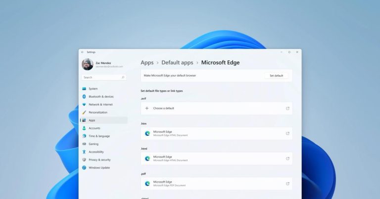 Microsoft facilite la définition des applications par défaut dans Windows 11