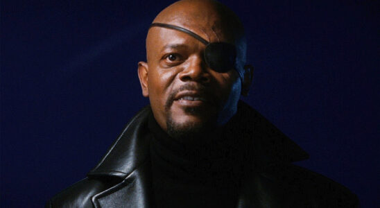 Nick Fury a un moment Samuel L. Jackson dans une version alternative de la scène post-générique d'Iron Man