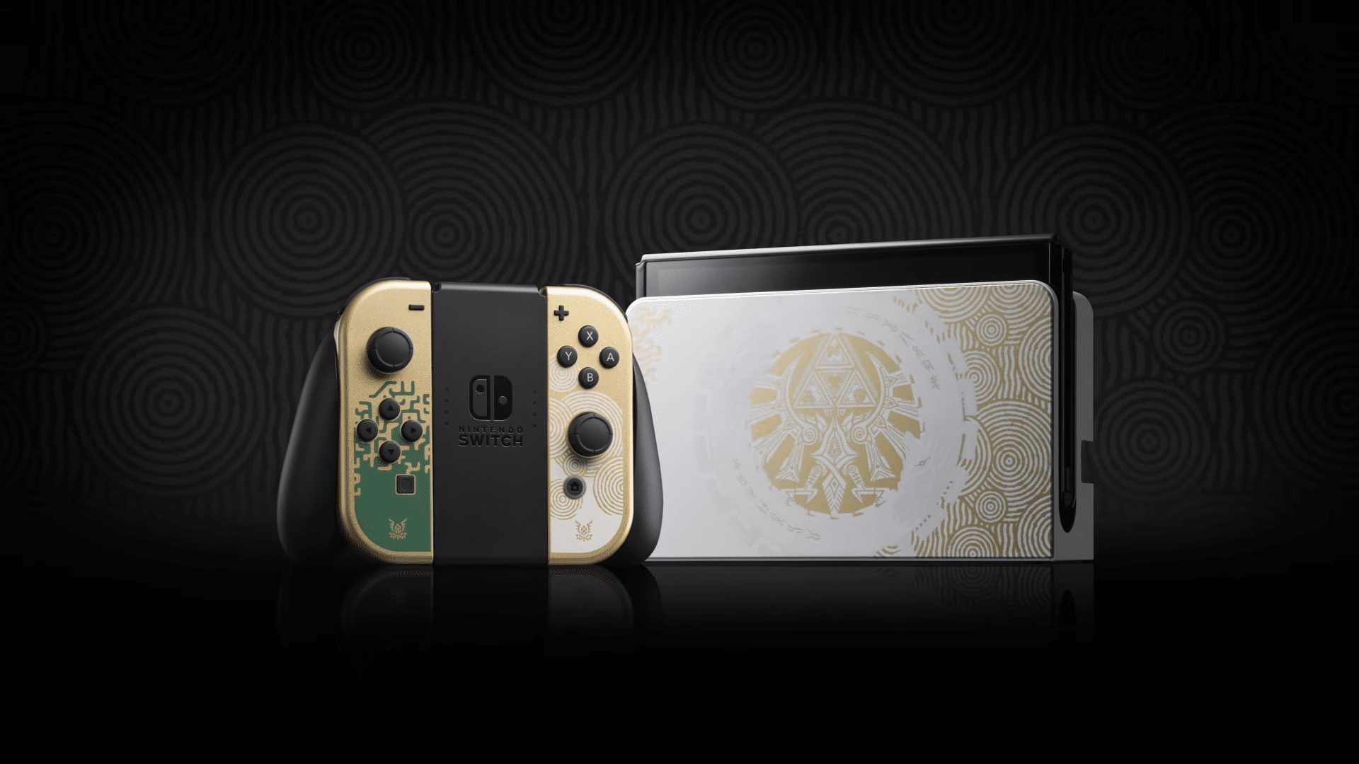 nintendo switch oled zelda les larmes de l'édition du royaume