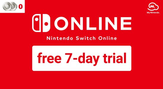 Nintendo of Europe propose un essai gratuit de 7 jours de Switch Online