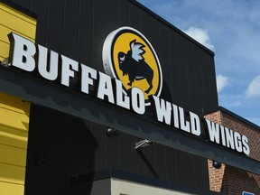 Extérieur de Buffalo Wild Wings le 1er février 2018 à Jacksonville, en Floride.