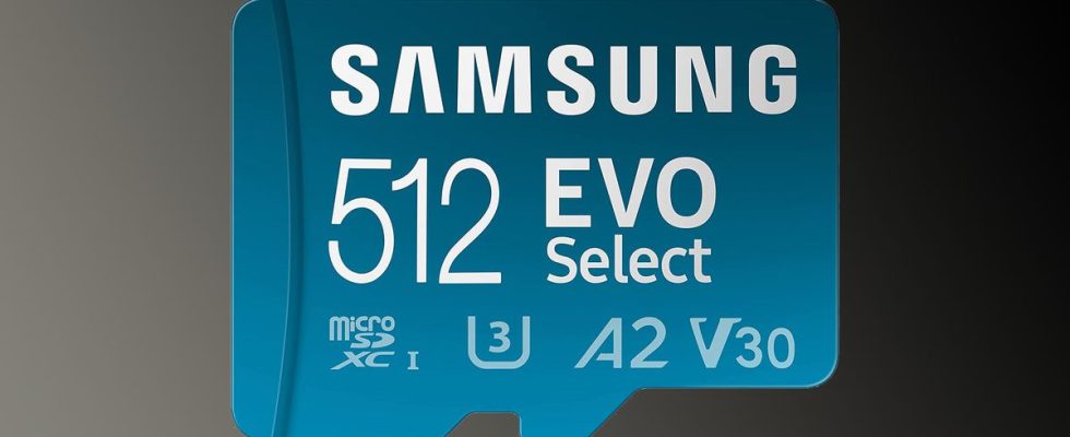 Obtenez la carte microSD de 512 Go de Samsung pour 39,99 $