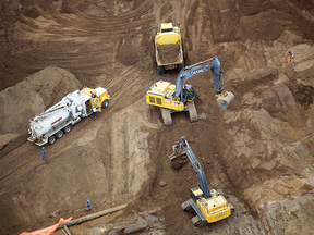 Chantier des sables bitumineux en Alberta