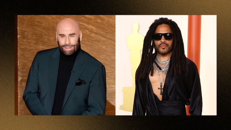 Oscars : Lenny Kravitz se produit pendant le segment In Memoriam présenté par l'émouvant John Travolta
