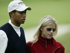 Tiger Woods et Elin Nordegren.  (Getty Images)