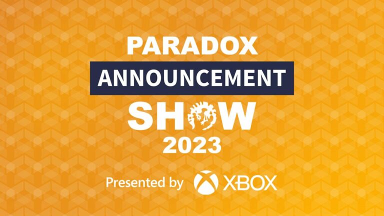 Paradox Interactive Announcement Show 2023 prévu pour le 6 mars    
