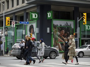 Une succursale de la Banque TD à Toronto.