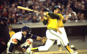 REGGIE : 1973 World Series contre les Mets.  FOCUSONSPORTS/ GETTY IMAGES