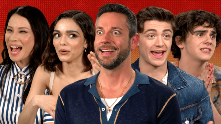  " Shazam !  Interviews de Fury of the Gods avec Zachary Levi, Rachel Zegler et plus
