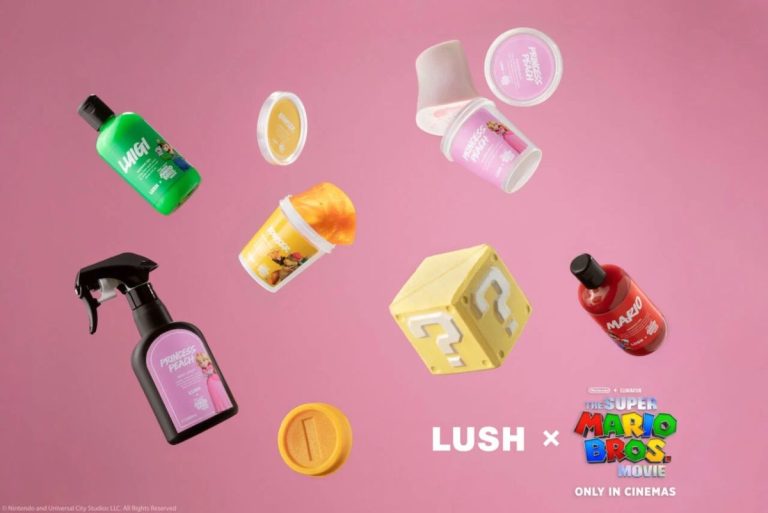 Super Mario Bros. Movie s’associe à Lush pour créer cette nouvelle gamme de produits cosmétiques inspirés de Mario