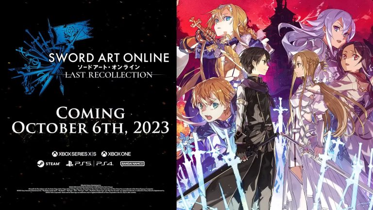 Sword Art Online : Last Recollection sort le 5 octobre au Japon et le 6 octobre dans le monde    
