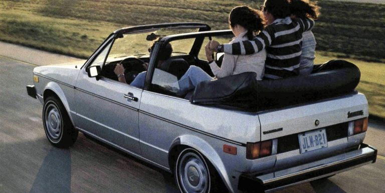 Test du cabriolet Volkswagen Rabbit 1980 : une petite voiture heureuse